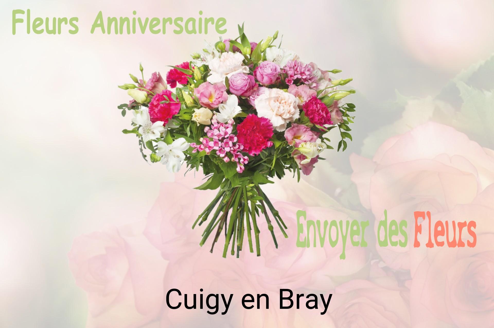 Bouquet de fleurs d’anniversaire livré à Cuigy-en-Bray