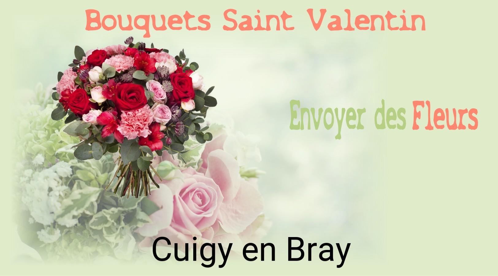 Roses de Saint-Valentin livrées à Cuigy-en-Bray